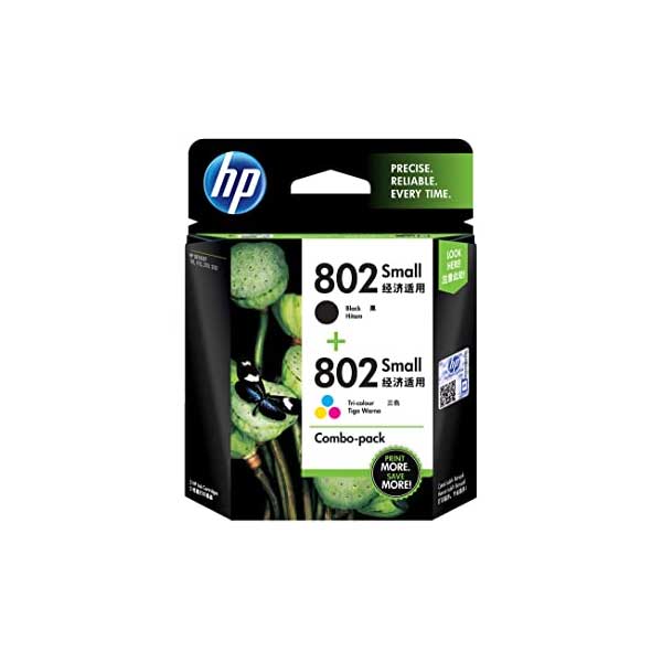 HP 802 Black Ink Cartridge (Small)