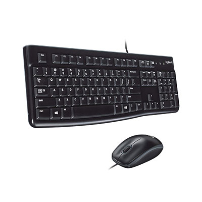 LOGITECH MK120 WIRED KEYBOARD AND MOUSE COMBO